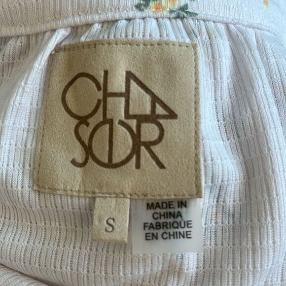 Chaser Women's Shayla Mini Dress Size Small Sunrise Floral Long Sleeve Boho NWOT - Picture 9 of 9